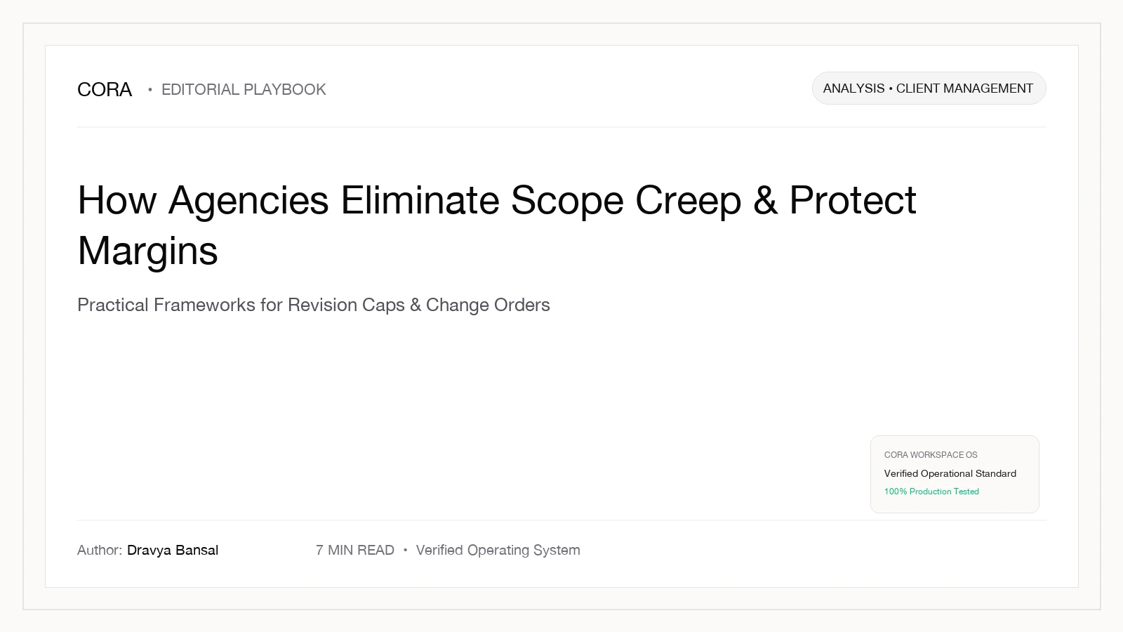 How to Stop Agency Scope Creep Without Restricting Clients Banner